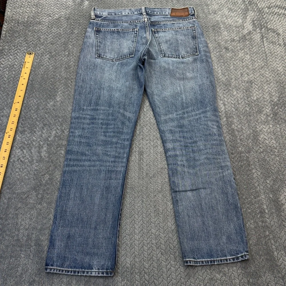 J.Crew Jeans Men 32x28 Blue 770 Slim Straight Kaihara Japanese Denim Medium Wash